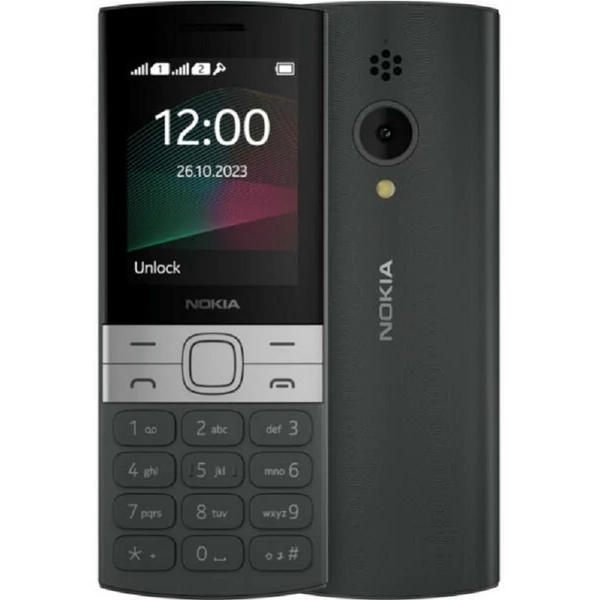 Nokia 150 Dual Sim fekete (black) Model 2023 kártyafüggetlen mobiltelefon