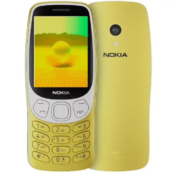 Nokia 3210 4G 2024 Dual Sim Y2K arany (gold) kártyafüggetlen mobiltelefon