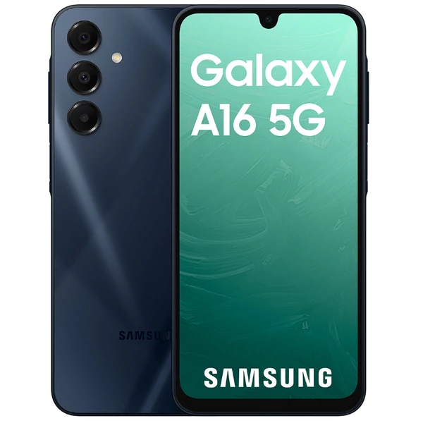 Samsung Galaxy A16 A166 5G 256GB 8GB Dual Sim kékes fekete (blue black) kártyafüggetlen okostelefon
