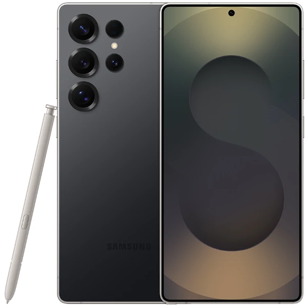 Samsung Galaxy S25 Ultra S938 5G 256GB 12GB Dual Sim fekete titán (titanium black) kártyafüggetlen okostelefon