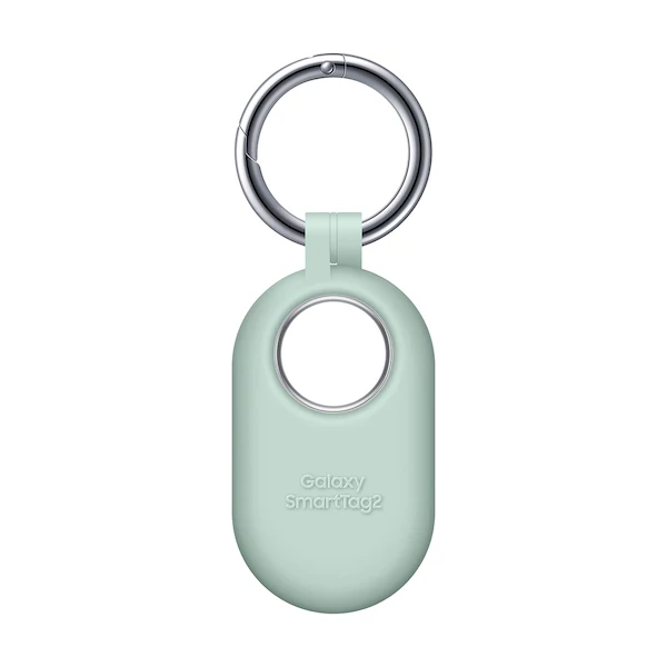 Samsung Galaxy szilikon tok Smart tag 2 nyomkövetőhöz (silicone case for galaxy smart tag 2) - mentazöld (mint) (EF-PT560CME)