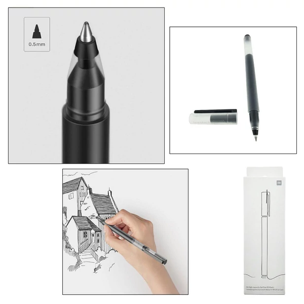 Xiaomi Mi High-Capacity Gel Pen (10-Pack) 10 db-os fekete zseléstoll szett (BHR4603GL)