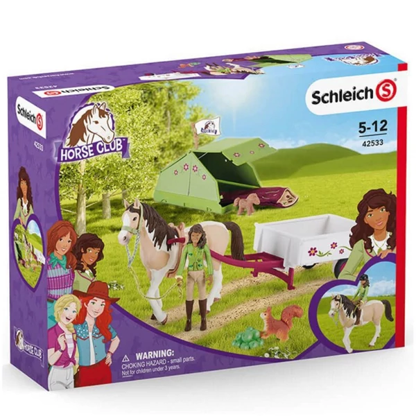 Schleich: Horse Club - Sarah kempingezik játékszett (42533)