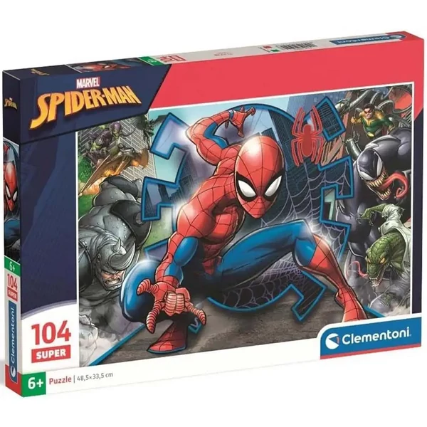 Pókember és ellenségei 104db-os super puzzle - Clementoni