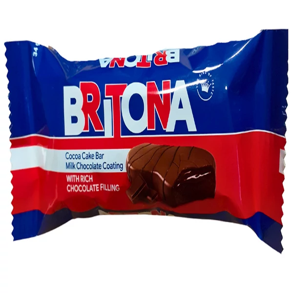 Britona tejcsokoládéba mártott kakaós piskóta kakaó krémmel töltve 34g