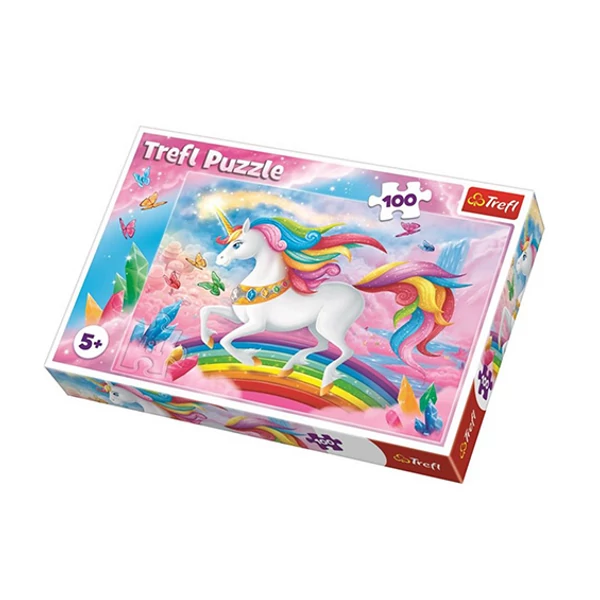 Unikornis a kristályvilágban puzzle 100db-os - Trefl