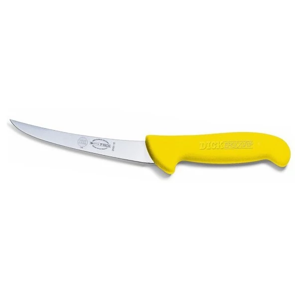 Dick ErgoGrip csontozó (15 cm) íves pengével, sárga (829911502)