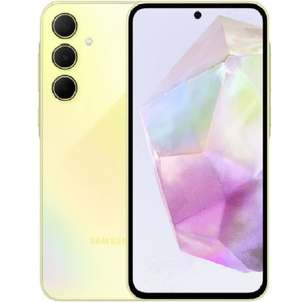 Samsung Galaxy A35 A356 5G Dual Sim 6GB RAM 128GB citromsárga (lemon) kártyafüggetlen okostelefon