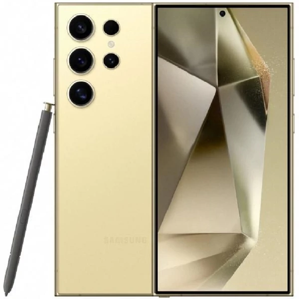 Samsung Galaxy S24 Ultra S928 5G Dual Sim 12GB RAM 512GB titán sárga (titanium yellow) kártyafüggetlen okostelefon