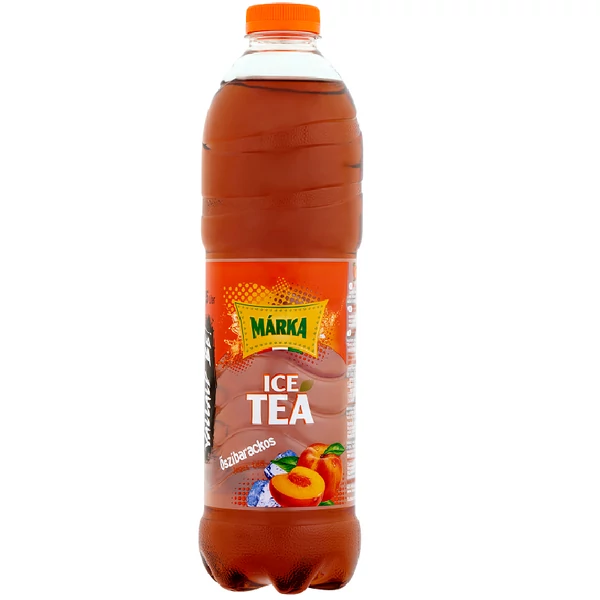 Márka őszibarackos jeges tea 1,5 l - csak egyedi szállítással vagy személyes átvétellel
