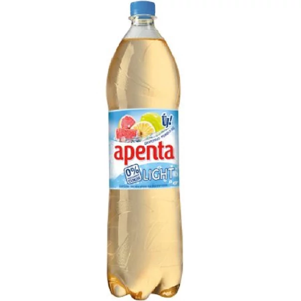 Apenta Light energiamentes grapefruit-pomelo ízű üdítőital enyhén szénsavas ásványvízzel 1,5 l - csak egyedi szállítással vagy személyes átvétellel
