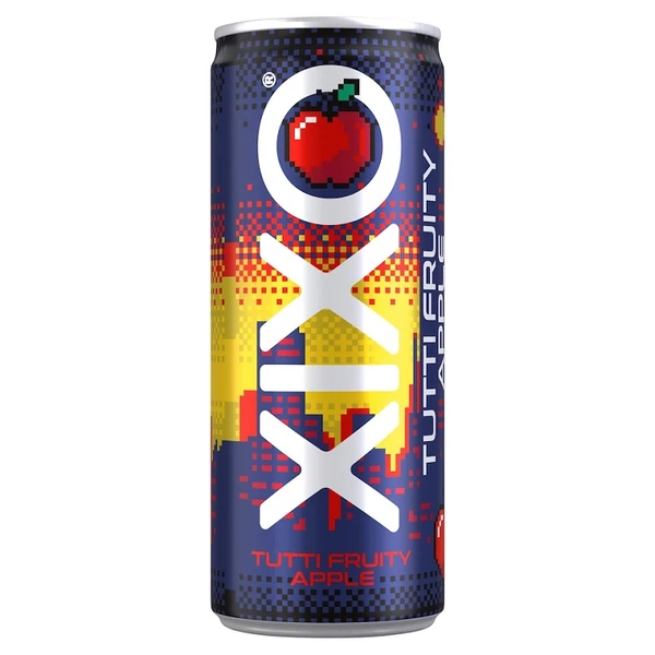 XIXO alma-tuttifruttiízű koffeinmentes szénsavas üdítőital hozzáadott vitaminokkal 250 ml