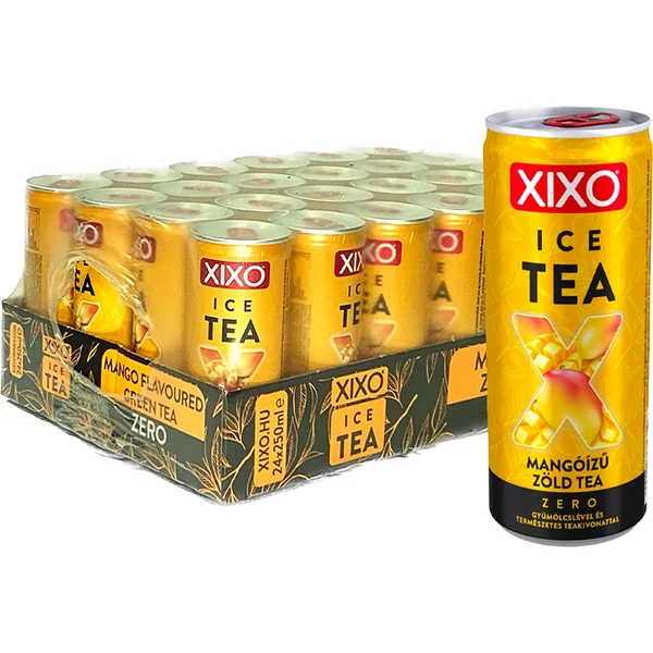 XIXO Ice Tea Zero mangóízű zöld tea 250 ml