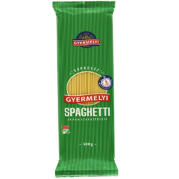 Gyermelyi expressz durum spagetti tészta 500g