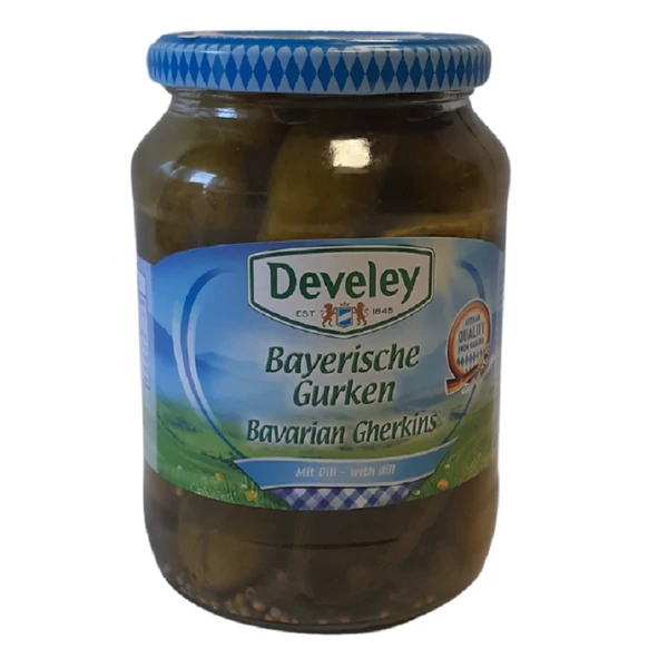 Develey csemege uborka 6-9cm 670g/360g