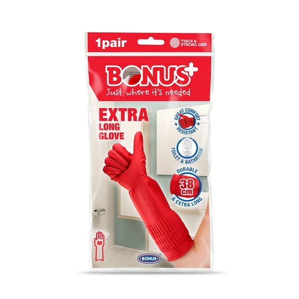 Bonus extra hosszú M-es gumikesztyű