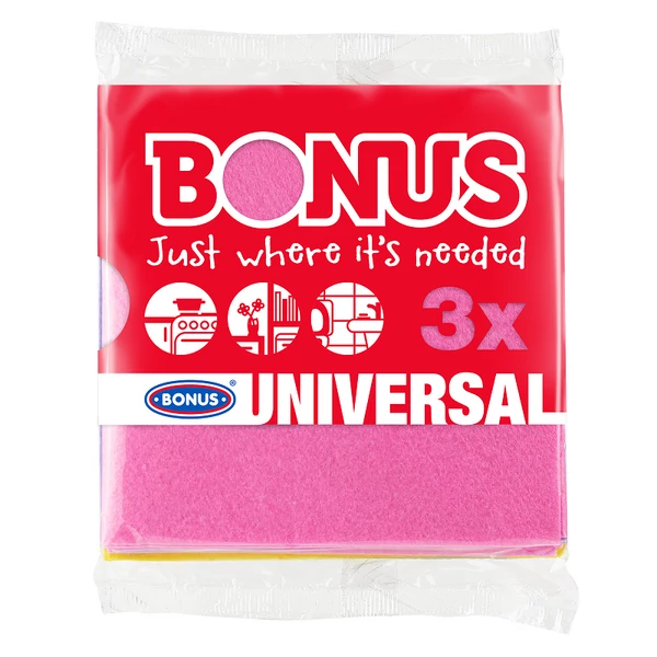 Bonus univerzális törlőkendő 3db