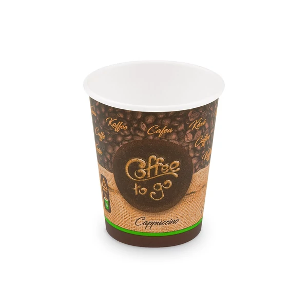 Eldobható papír pohár 2,8dl 80mm 50db 76628 coffee to go (280ml)