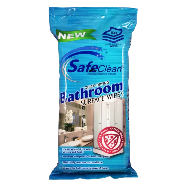 Safe Clean törlőkendő fürdőszobai 50db