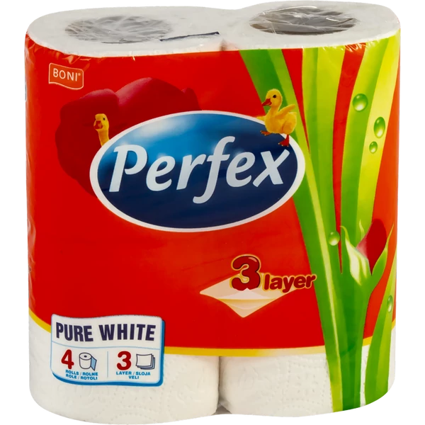 Perfex WC papír 4tekercs 3rétegű
