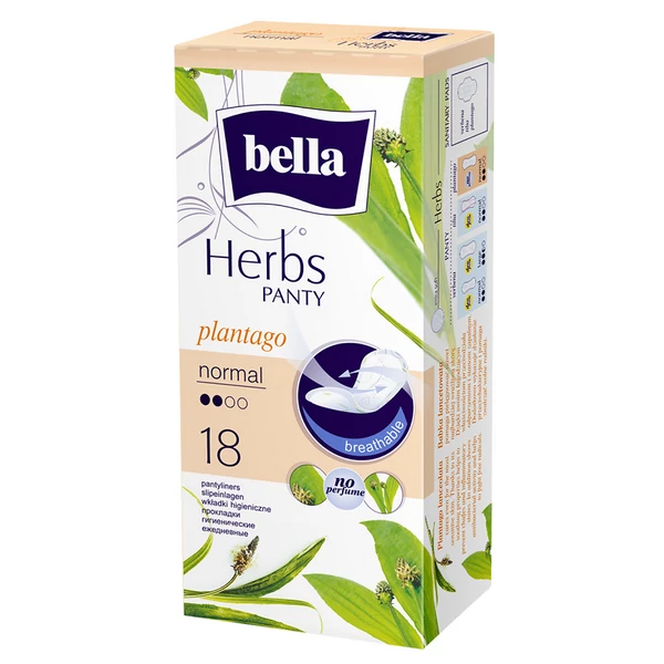 Bella tisztasági betét herbs plantago lándzsás útifű 18db