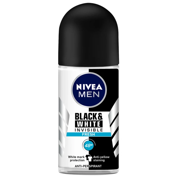 Nivea roll-on férfi 50ml b&w invisible fresh golyós dezodor