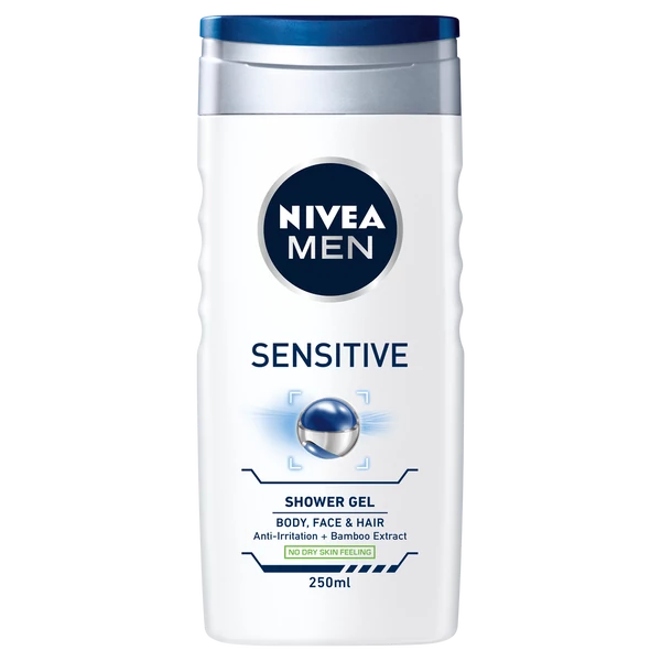 Nivea tusfürdő 250ml men sensitive