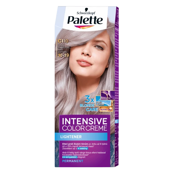 Schwarzkopf Palette ICC hajfesték 10-19 hűvös ezüstszőke