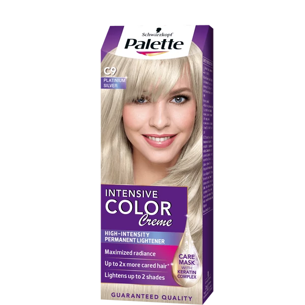 Schwarzkopf Palette ICC hajfesték c9 ezüstszőke