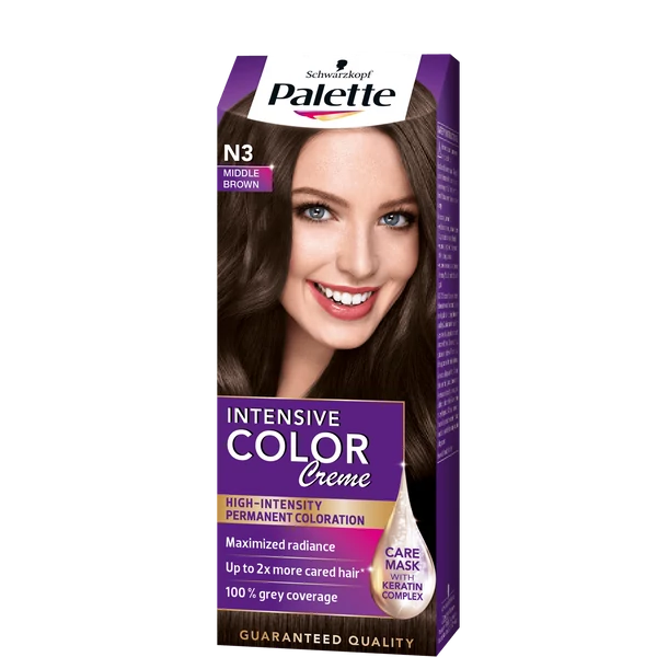 Schwarzkopf Palette ICC hajfesték n3 középbarna