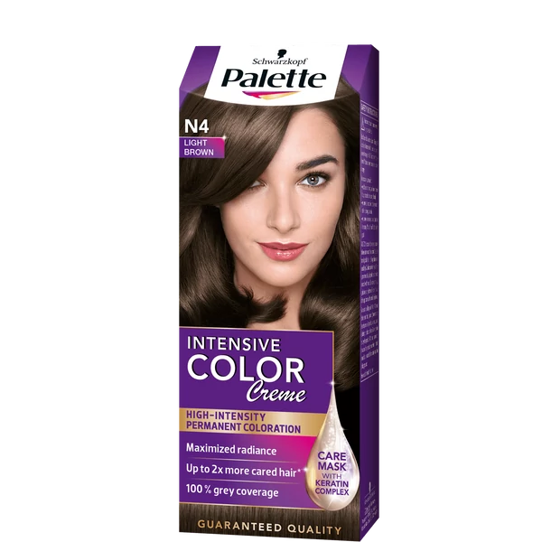 Schwarzkopf Palette ICC hajfesték n4 világosbarna