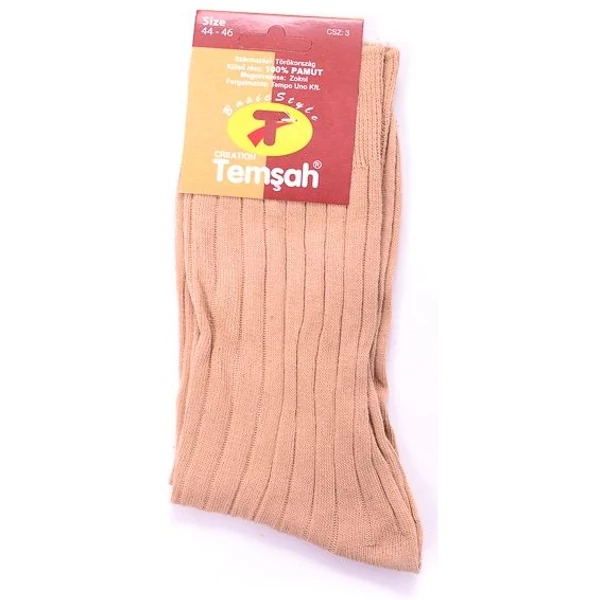 Temsah férfi zokni