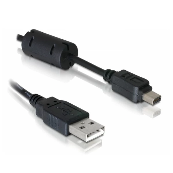 Delock kamera kábel 1m Olympus 12-tűs USB