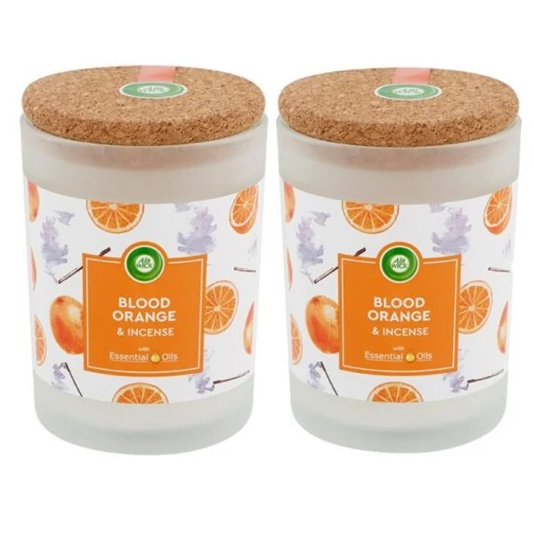 Air Wick duopack illatgyertya orange & incense 2x185G