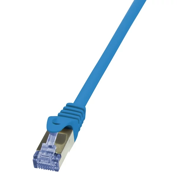 LogiLink CAT6A S/FTP Patch Cable PrimeLine AWG26 PIMF LSZH blue 5,00m