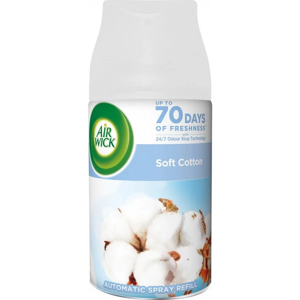 Air Wick légfrissítő utántöltő 250ml - friss pamut