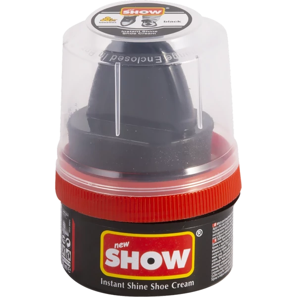 Show fekete cipőápoló krém szivaccsal 50ml