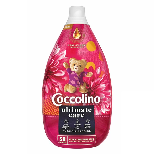 Coccolino Fuchsia Passion ultrakoncentrált öblítő 870ml 58 mosás