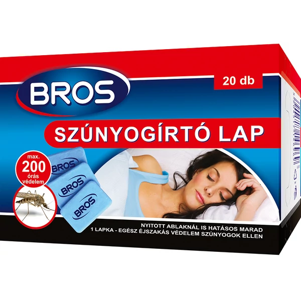 Bros szúnyogirtó utántöltő lapka 20db