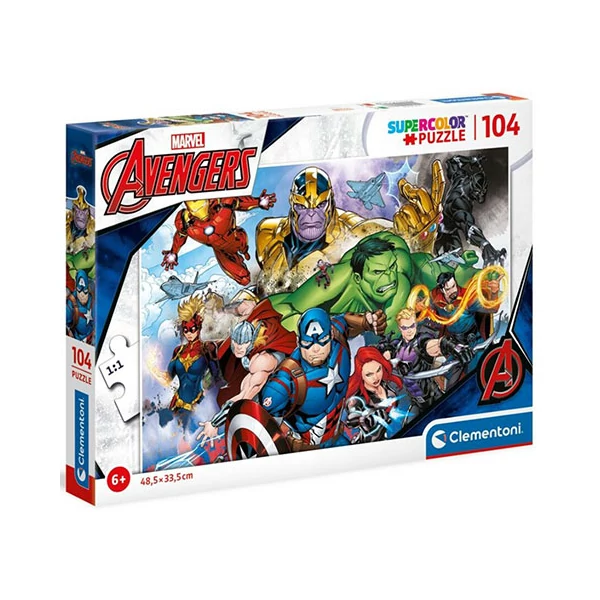 Marvel Bosszúállók Supercolor 104db-os puzzle - Clementoni