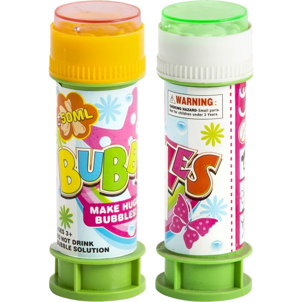 Játék buborékfújó 60ml virágos és dínós 47211/47208