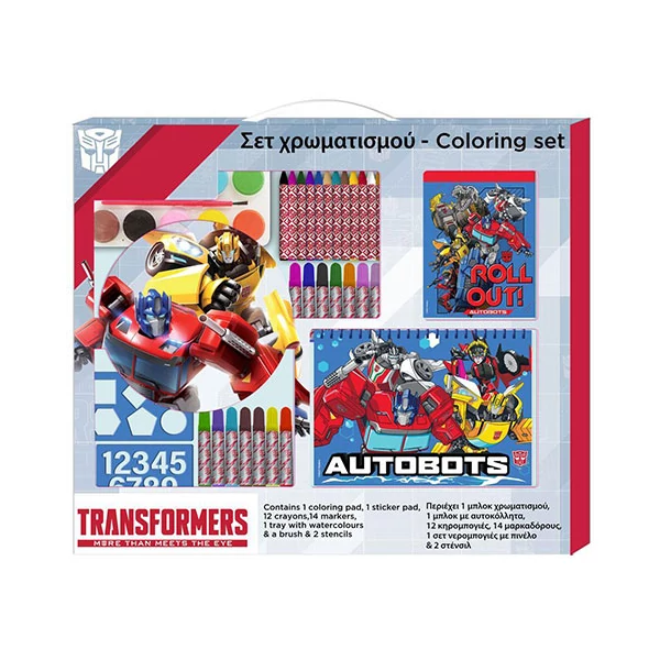 Transformers színező szett 54x27cm