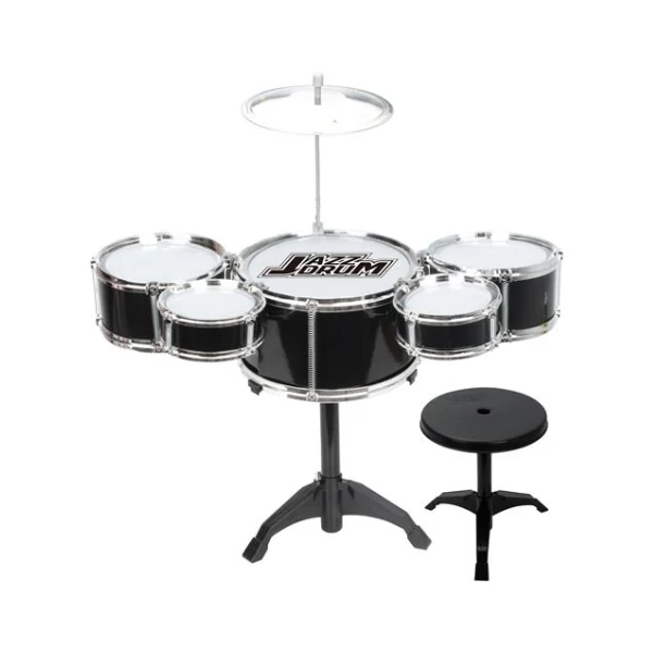Jazz Drum 6 részes játék dobfelszerelés állványon dobszékkel