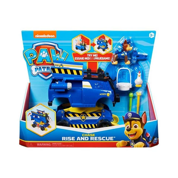 Mancs őrjárat: Rise and Rescue Chase átalakuló jármű figurával - Spin Master