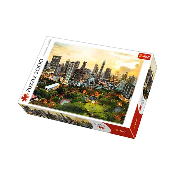 Naplemente Bangkokban 3000db-os prémium puzzle - Trefl