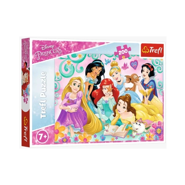 Disney Hercegnők vidám világa 200db-os puzzle - Trefl