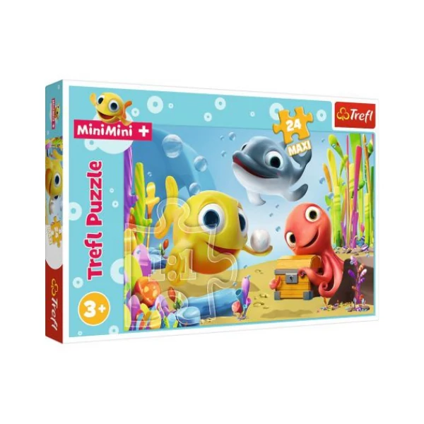 Vidám halacskák 24db-os maxi puzzle - Trefl