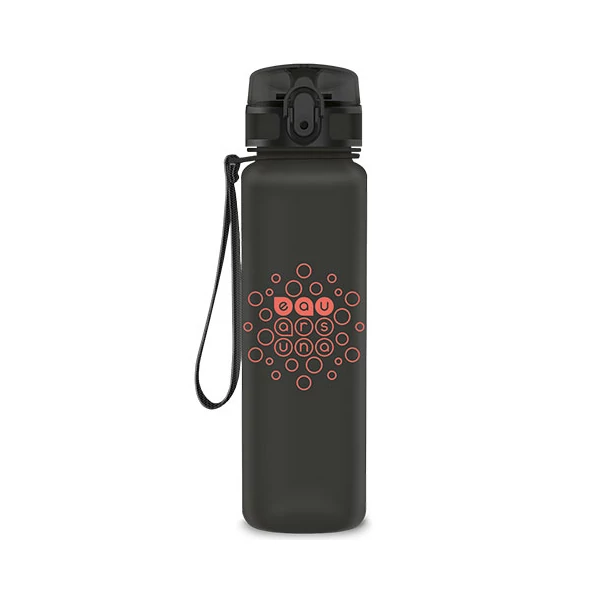 Ars Una: Matt sötétszürke BPA-mentes kulacs 600ml