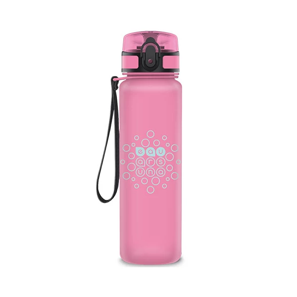 Ars Una: Matt rózsaszín BPA-mentes kulacs 600ml