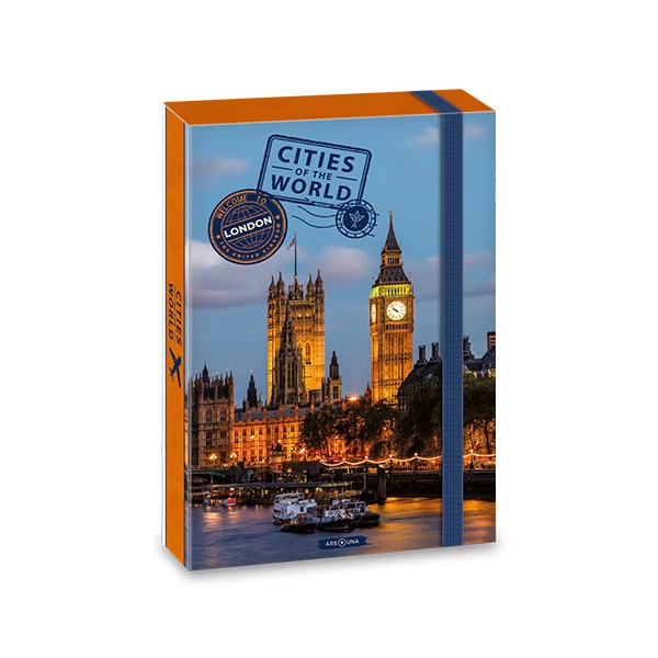 Ars Una: Cities of the World London városképe füzetbox A/4-es
